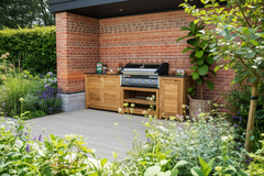 Barletta Teak Outdoor Kitchen Set 3