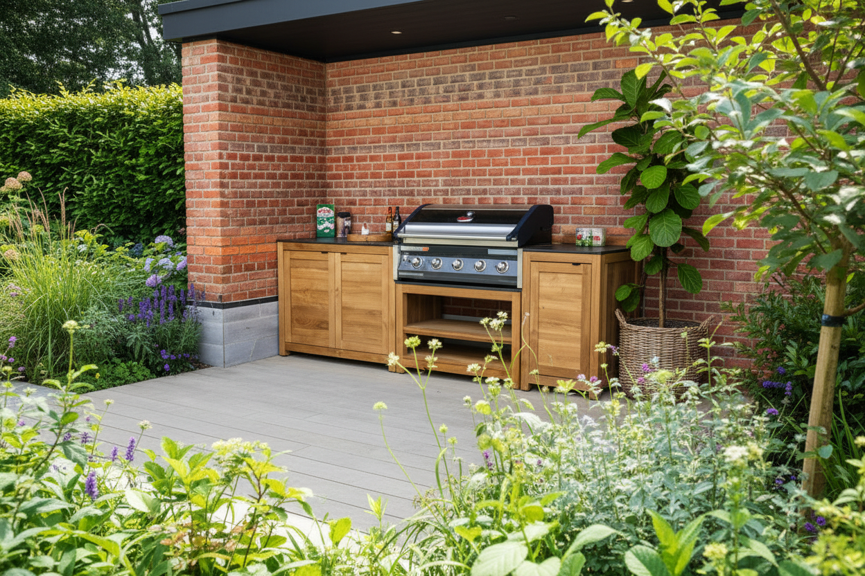 Barletta Teak Outdoor Kitchen Set 3