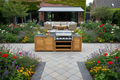 Barletta Teak Outdoor Kitchen Set 3