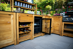 Barletta Teak Outdoor Kitchen Set 4