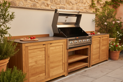 Barletta Teak Outdoor Kitchen Set 6