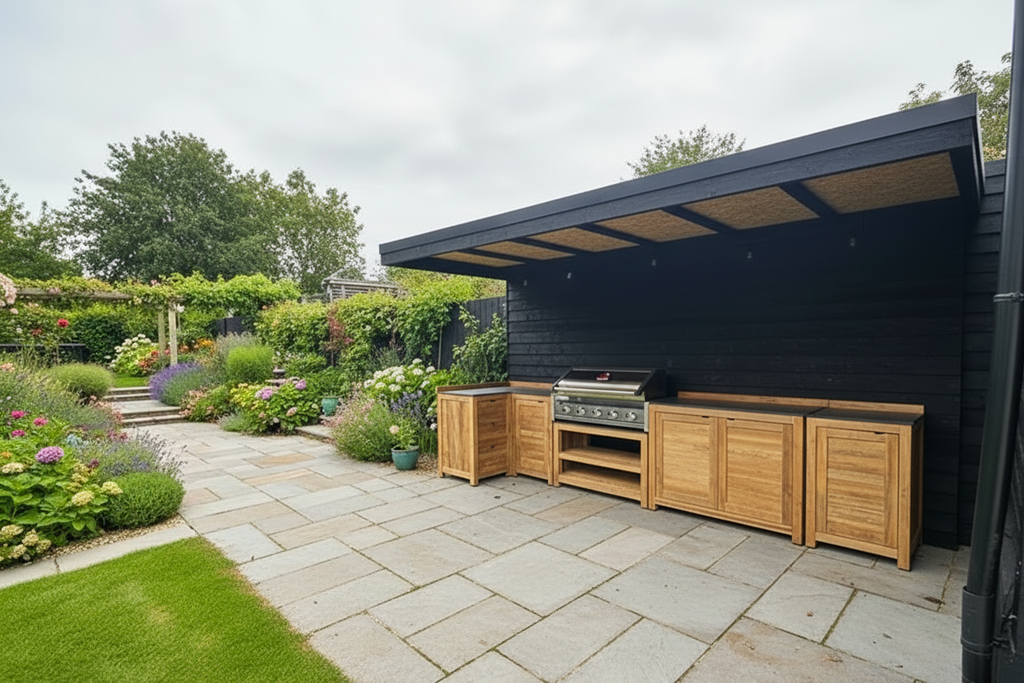 Barletta Teak Outdoor Kitchen Set 5