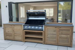 Barletta Teak Outdoor Kitchen Set 6