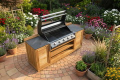 Barletta Barbecue Trolley Weather Cover 205cm x 70cm x 120cm
