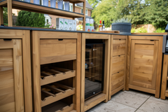 Barletta Teak Outdoor Kitchen Set 4