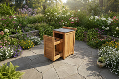 Barletta Teak Kitchen Pull Out Door Unit