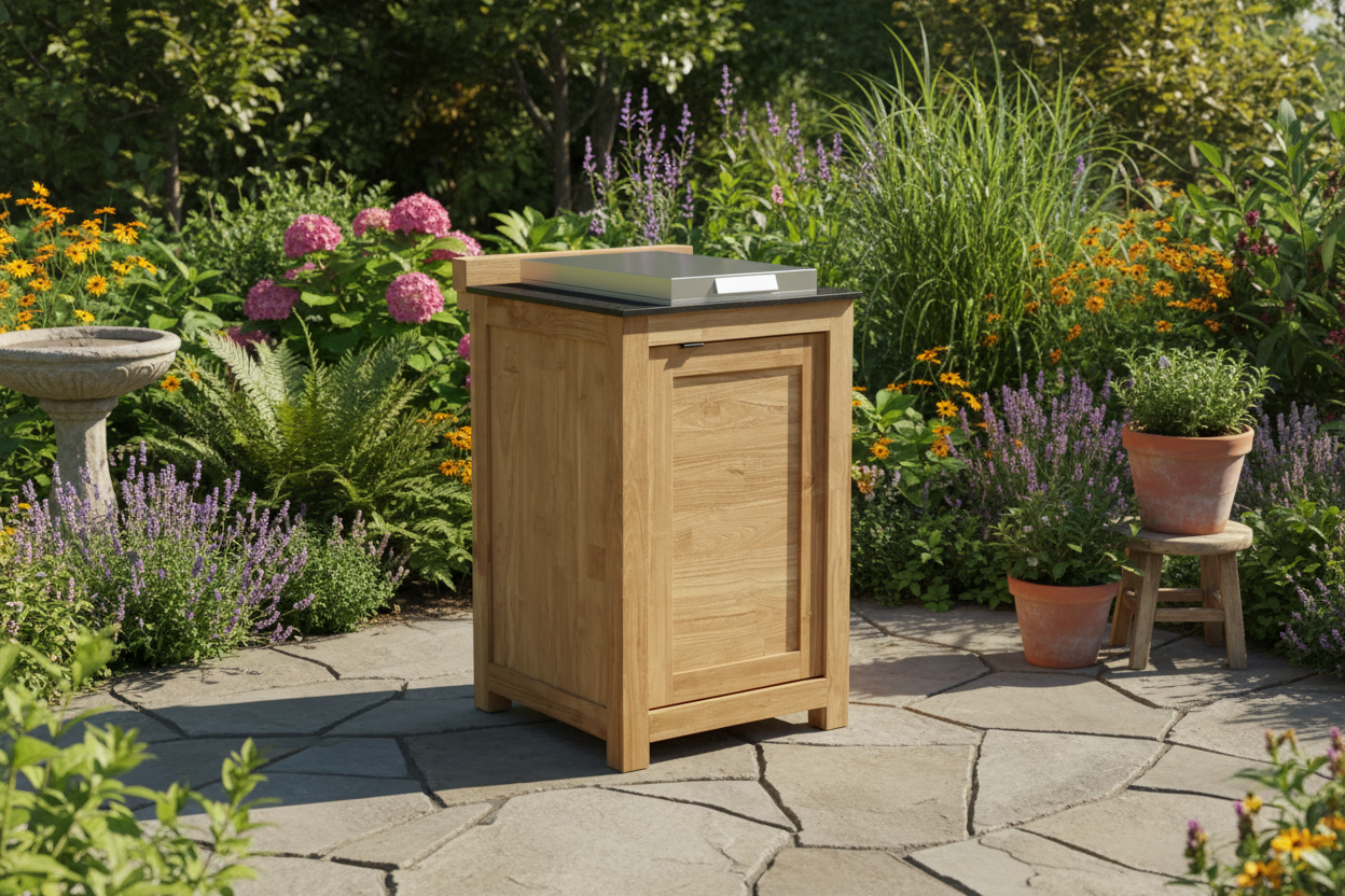 Barletta Teak Kitchen Side Burner Unit