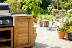 Barletta Teak Kitchen Single Door Unit