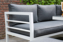 Blakes (Grey or White frame) - Lounge Dining Corner Sofa, Table & Bench Group