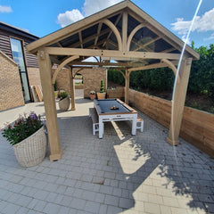 Ex- Display Cotswold 4.2m x 3.6m Wooden Pergola