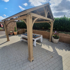 Ex- Display Cotswold 4.2m x 3.6m Wooden Pergola