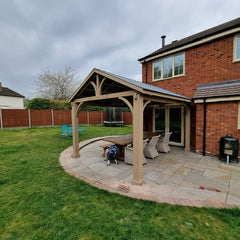 Ex- Display Cotswold 4.2m x 3.6m Wooden Pergola