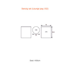 Danzig 2 Seater Relaxing Bistro Set