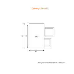 Domingo 4 Seater Dining Table with Sergio Dining Chairs - Sand Cushions