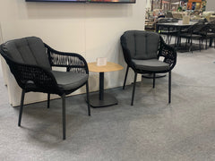 Ex Display Pescara Chairs and Small Leon Side Table