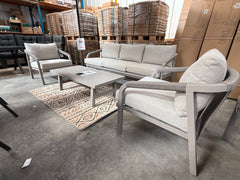 Ex Display Monti- Lounge Dining Corner, Table and Bench