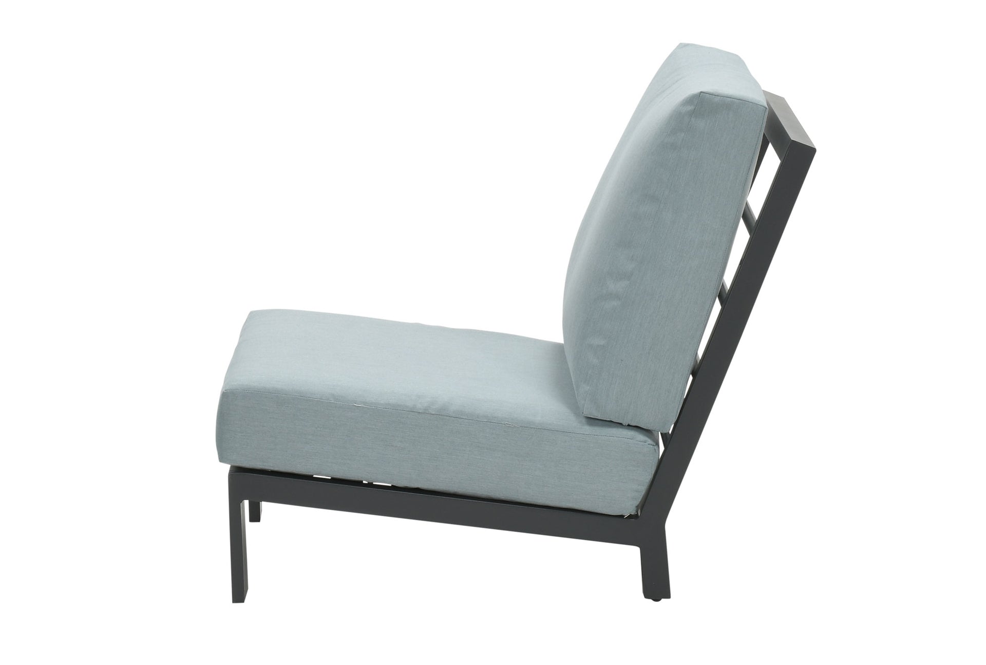 Lincoln Charcoal - Armless Chair