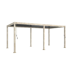 Tivoli 6m x 3m Wood Effect Free Standing Pergola