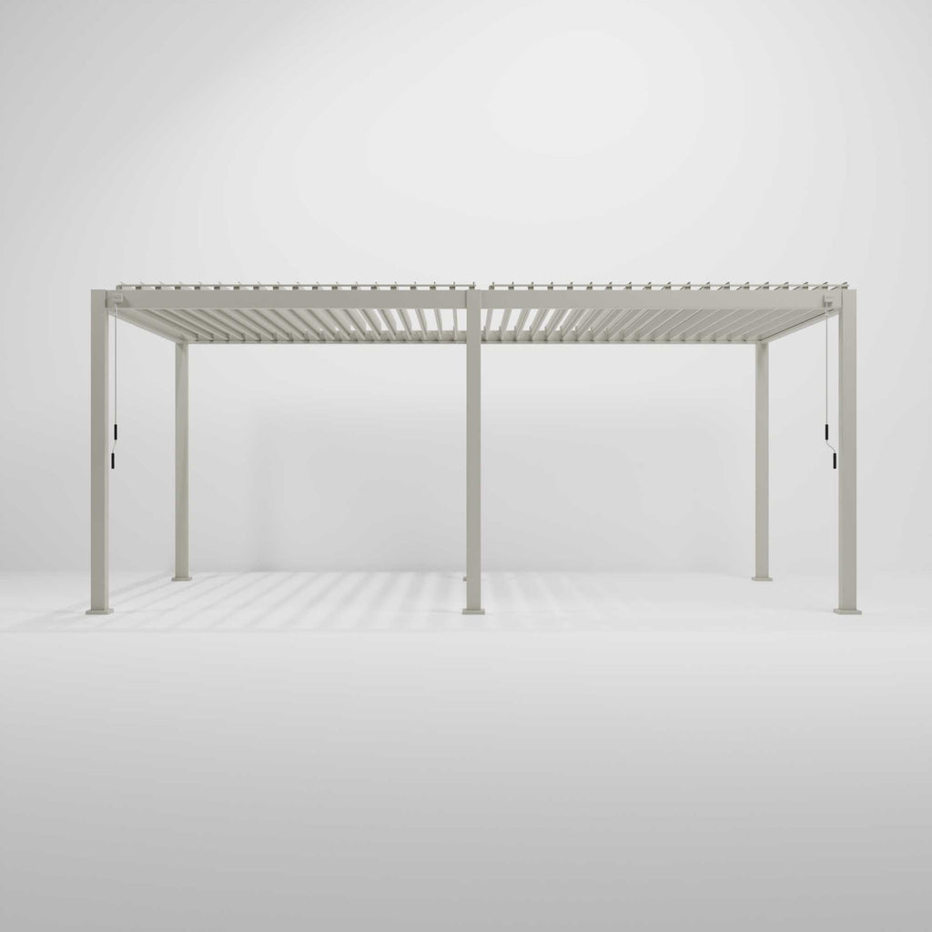 Tivoli 7.2m x 3.6m Pebble Frame Free Standing Pergola