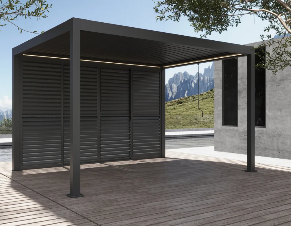 Nuevo 4m x 3m Free Standing Pergola with Retractable Roof