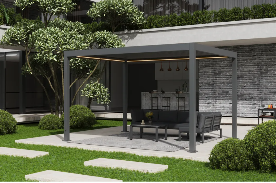 Nuevo 4m x 3m Free Standing Pergola with Retractable Roof