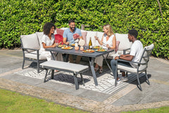 Sergio - Lounge & Dining Corner Sofa, with Table, Bench and Optional Chair