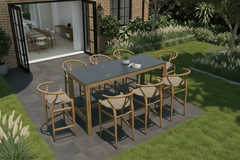 Sicily 6 Seater Bar Set