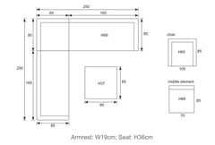 Solo - Corner Group with Ottoman and Free Armless Chair