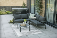 Springs Corner Sofa Mystic Grey Cushions