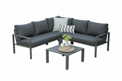 Springs Corner Sofa Mystic Grey Cushions