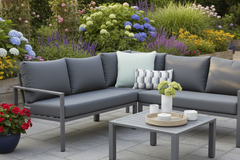 Springs Corner Sofa Mystic Grey Cushions