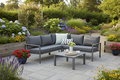 Springs Corner Sofa Mystic Grey Cushions