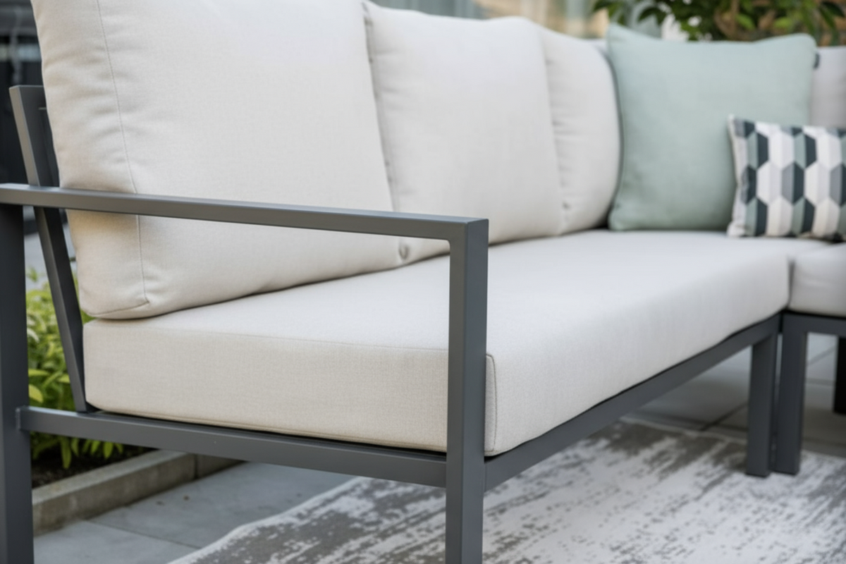 Springs Corner Sofa Sand Cushions