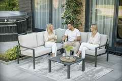 Springs Corner Sofa Sand Cushions