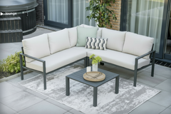 Springs Corner Sofa Sand Cushions