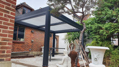 Sagres 3m x 3m Wall Mounted Pergola