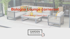 Bologna Corner Lounge Set with Height Adjustable Table