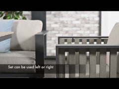 Bologna Corner Lounge Set and Coffee Table