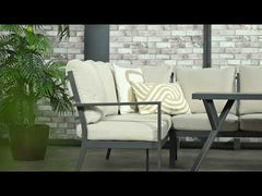 Sergio - Lounge & Dining Corner Sofa, with Table, Bench and Optional Chair