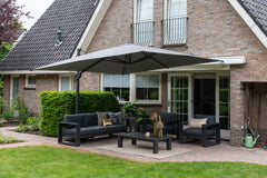 Hawaii 400cm Square Parasol with Sand Canopy