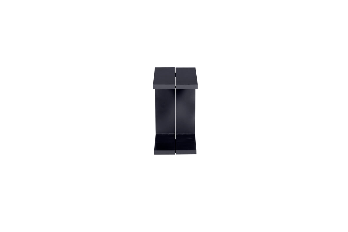 Cube Charcoal - L-shaped Side Table