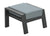 Lincoln charcoal footstool garden impressions
