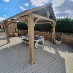 Cotswold 4.2m x 3.6m Wooden Pergola