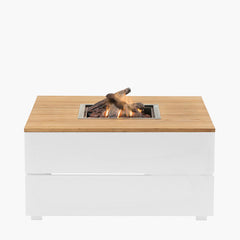 Snug Teak Square Fire Pit