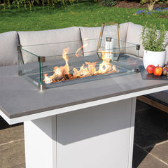 Snug 120 Rectangular Dining Fire Table