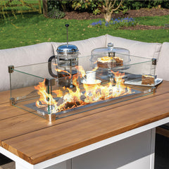 Snug 120 Rectangular Dining Fire Table